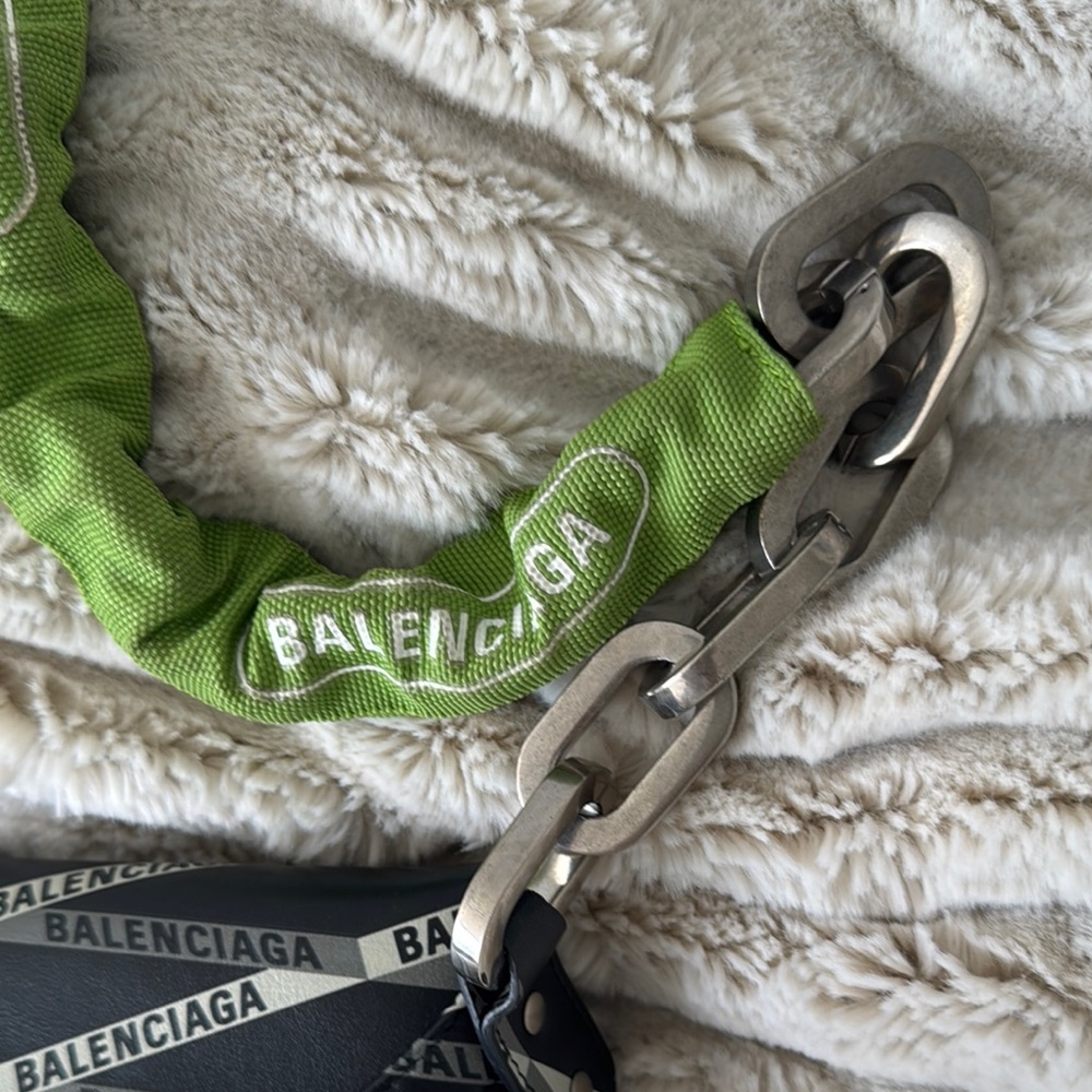 Balenciaga Black and Green Crossbody Bag - Picture 6 of 7